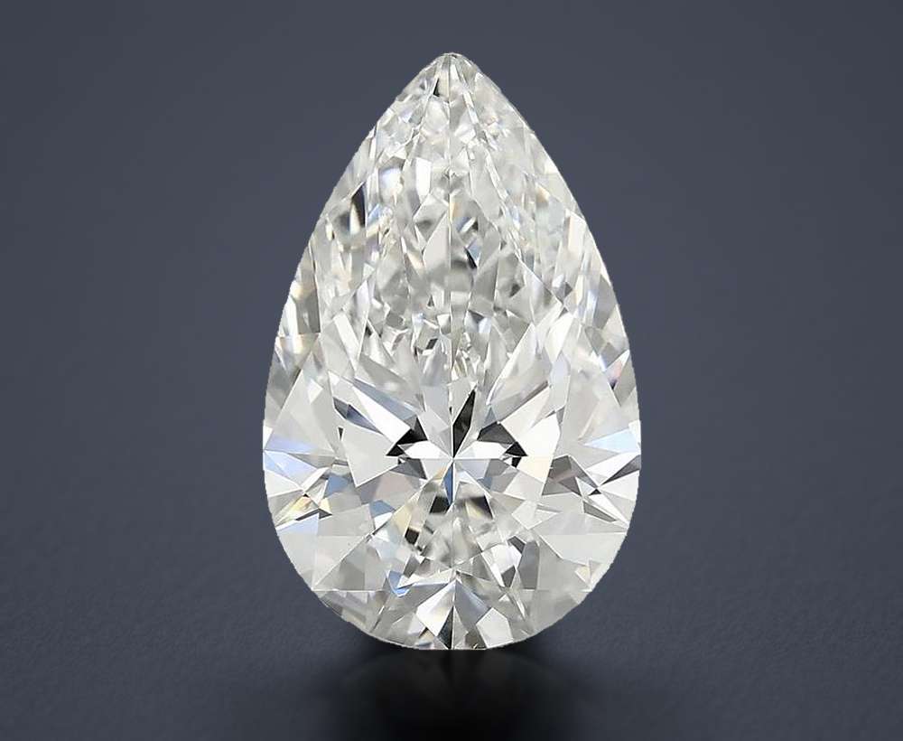 3.94 Carat Pear Lab Diamond
