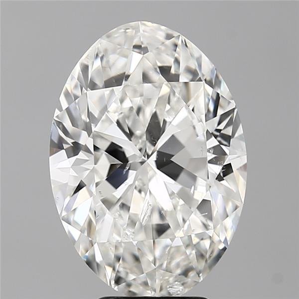 5.16ct I SI2 Rare Carat Ideal Cut Oval Diamond