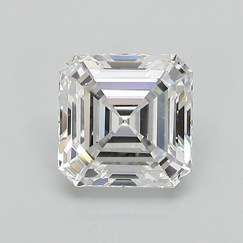 1.48ct E VS2 Rare Carat Ideal Cut Asscher Lab Grown Diamond