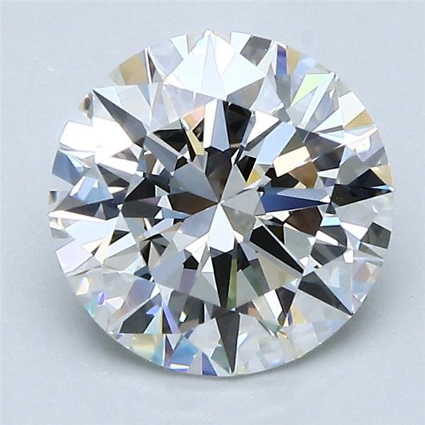 1.84ct H IF Rare Carat Ideal Cut Round Diamond