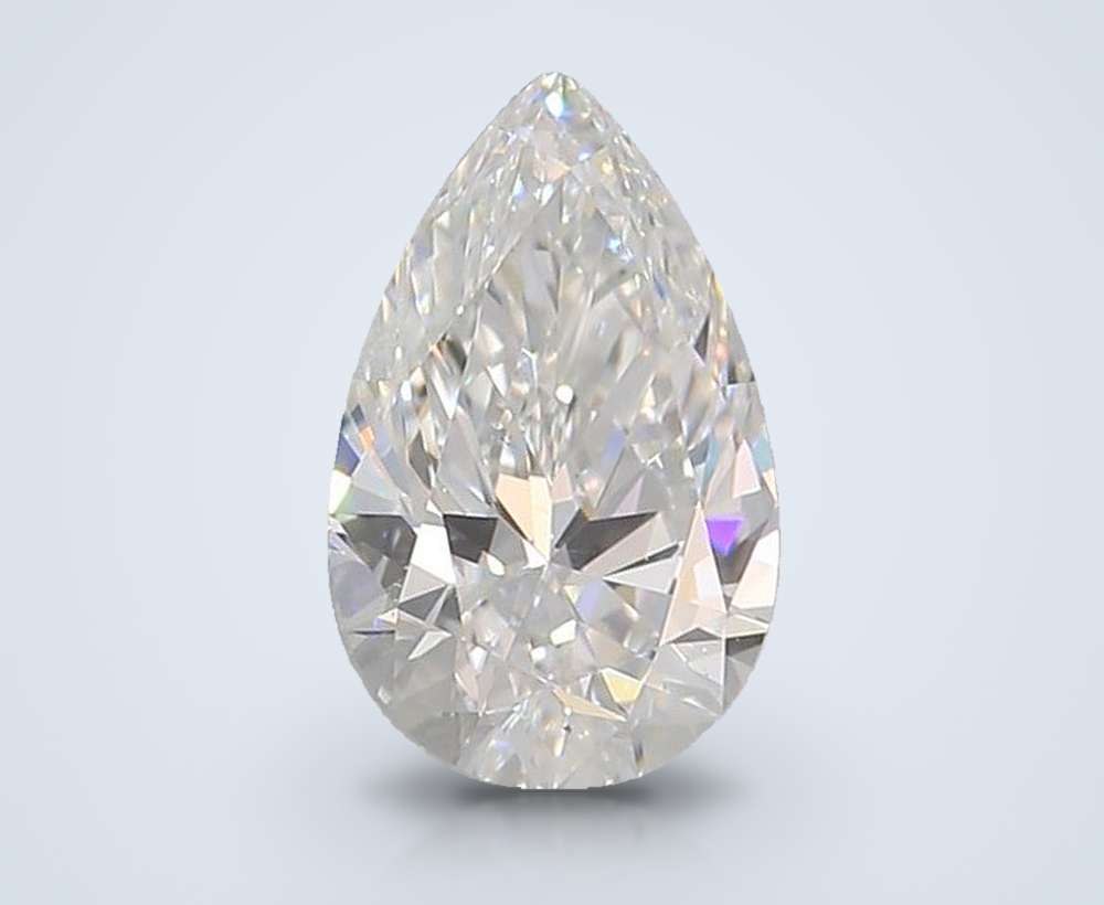 0.68 Carat Pear Lab Diamond