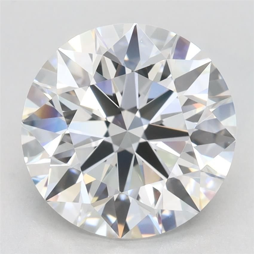 3.17ct E IF Rare Carat Ideal Cut Round Lab Grown Diamond