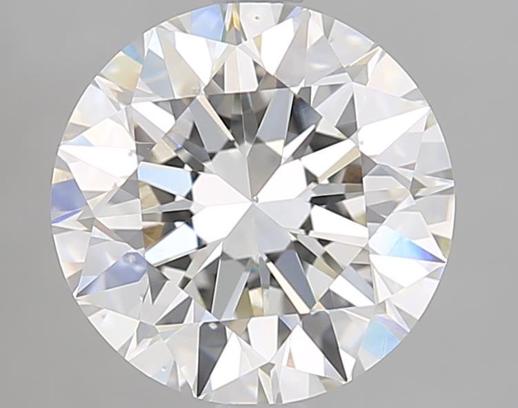 3.03ct H VS2 Rare Carat Ideal Cut Round Diamond