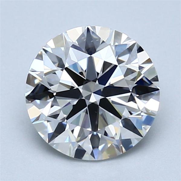 1.70ct G VVS2 Rare Carat Ideal Cut Round Diamond