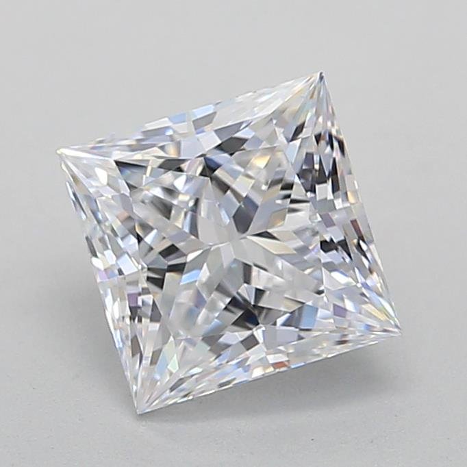 1.01ct D VVS2 Rare Carat Ideal Cut Princess Lab Grown Diamond