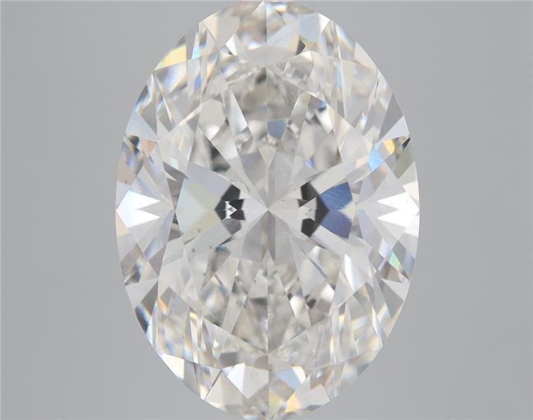 7.04ct H VS2 Rare Carat Ideal Cut Oval Lab Grown Diamond