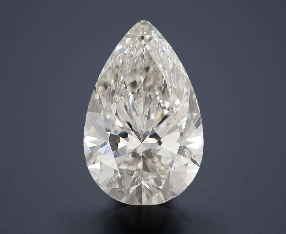 6.33 Carat Pear Lab Diamond