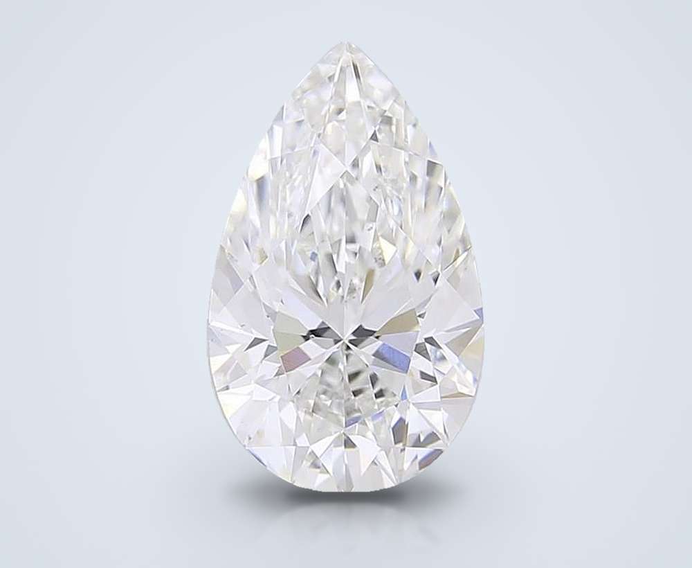 4.00 Carat Pear Lab Diamond