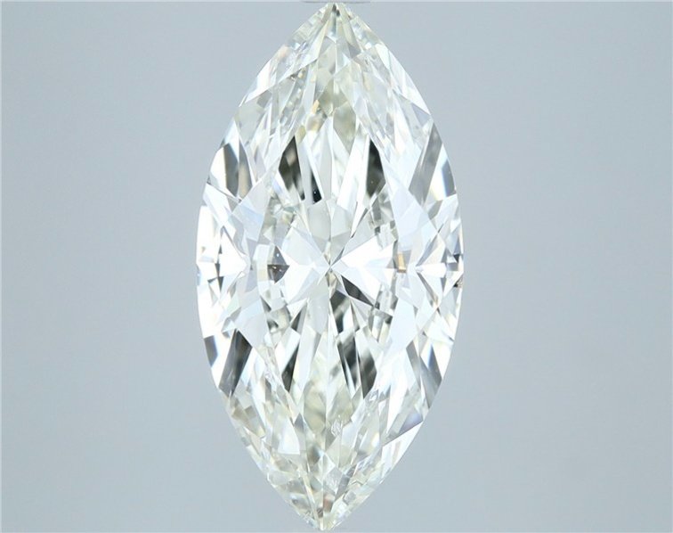 3.01ct I SI1 Rare Carat Ideal Cut Marquise Diamond
