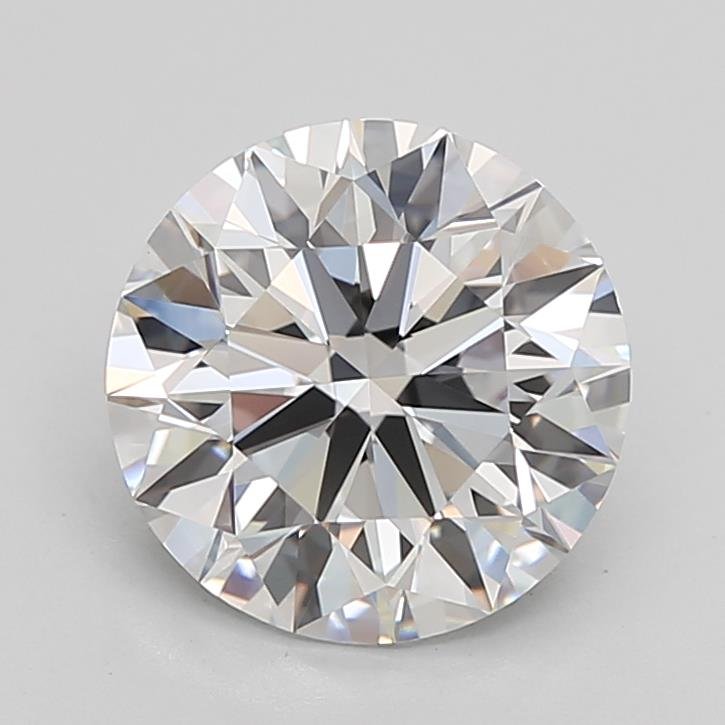 2.56ct E VVS2 Ideal Cut Round Lab Grown Diamond