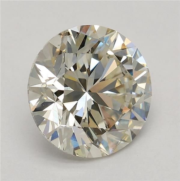 2.65ct K SI1 Excellent Cut Round Lab Grown Diamond