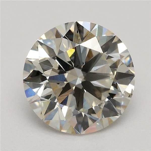2.71ct K VS2 Rare Carat Ideal Cut Round Lab Grown Diamond