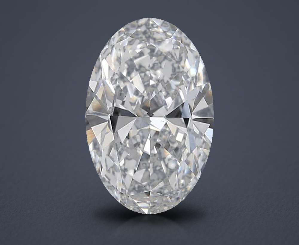 1.61 Carat Oval Lab Diamond