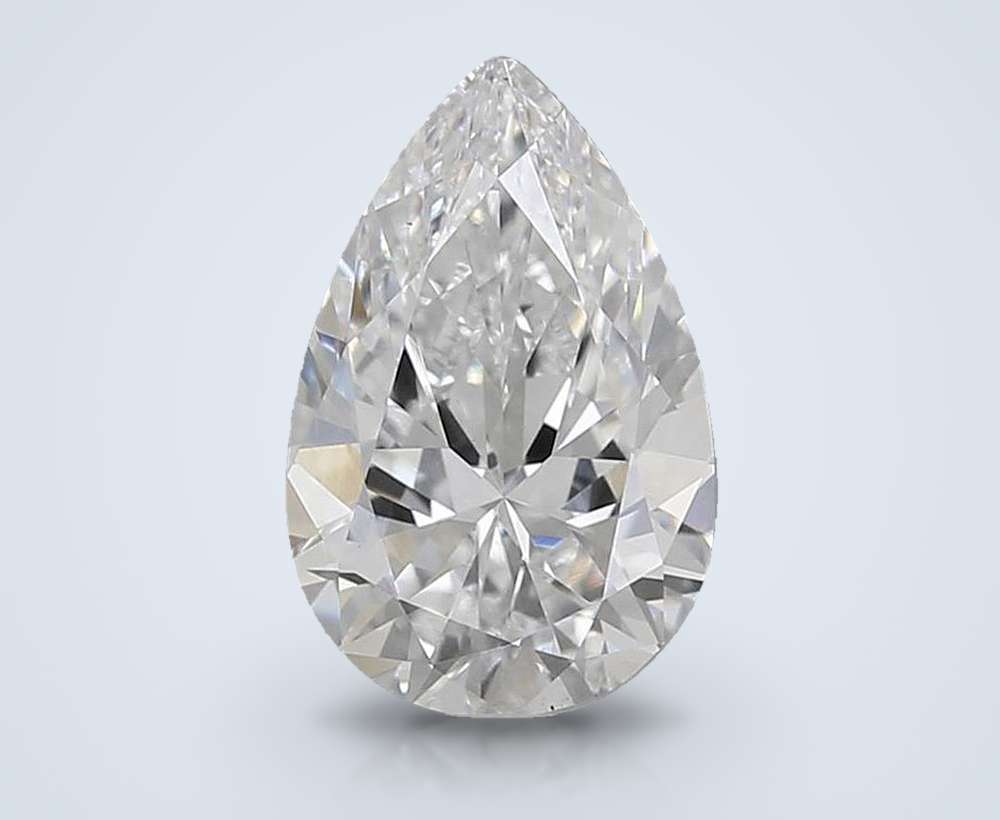 0.66 Carat Pear Lab Diamond