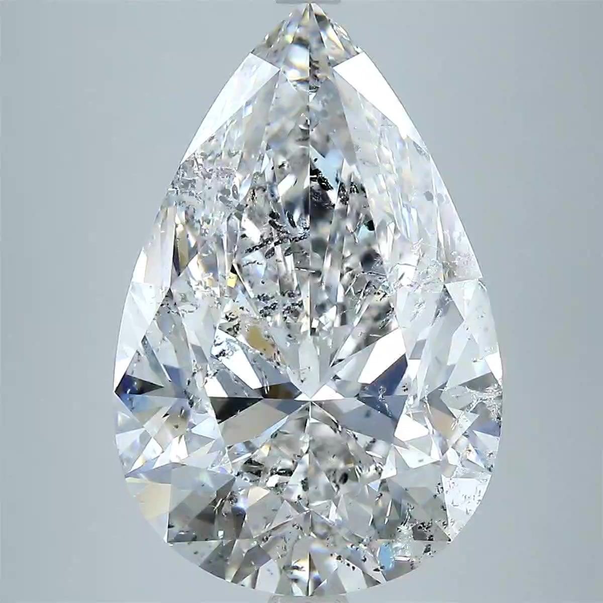 10.06ct E SI2 Very Good Cut Pear Diamond