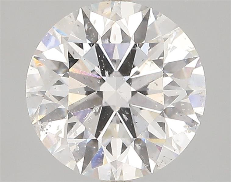 3.02ct D SI2 Rare Carat Ideal Cut Round Diamond