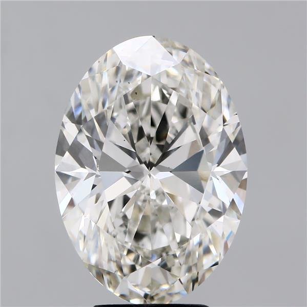 5.51ct H VS2 Rare Carat Ideal Cut Oval Lab Grown Diamond