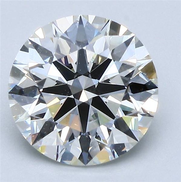 2.41ct I SI1 Rare Carat Ideal Cut Round Lab Grown Diamond