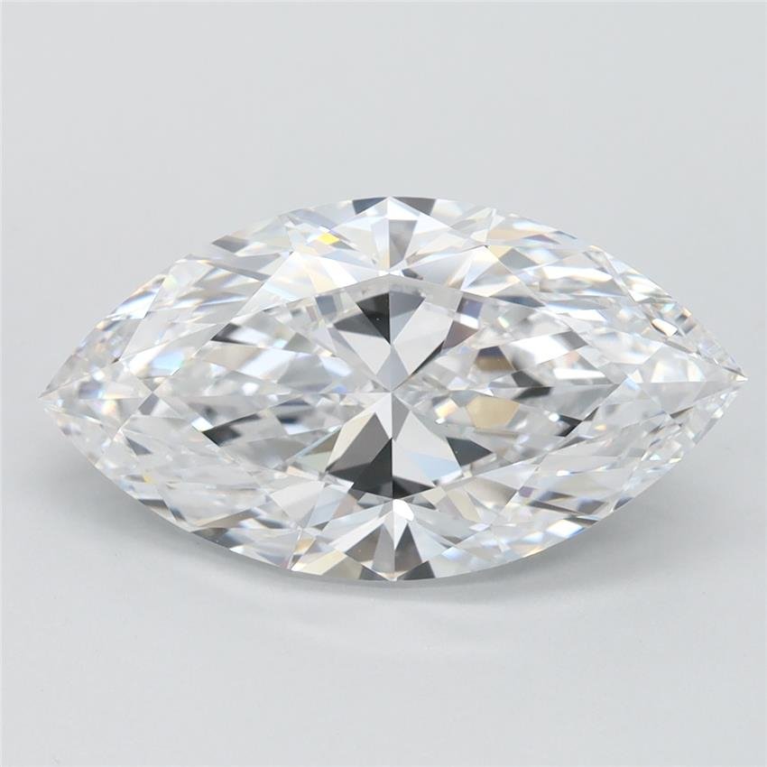 3.00ct D VVS1 Rare Carat Ideal Cut Marquise Lab Grown Diamond