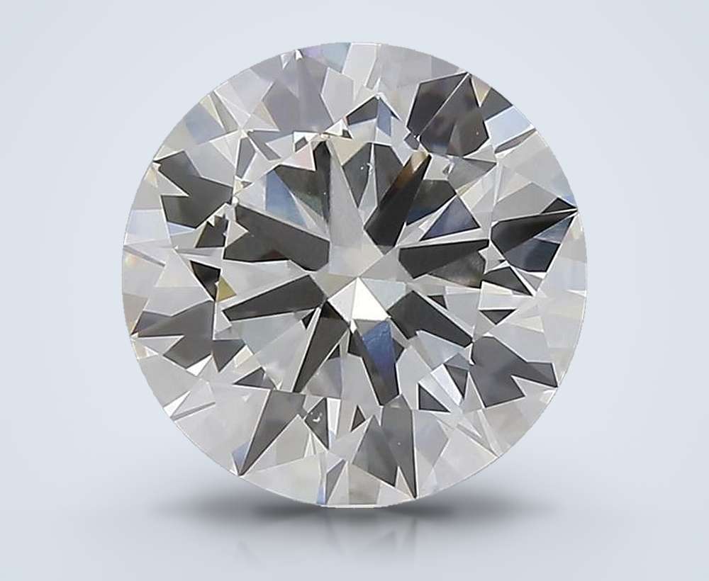 3.42 Carat Round Lab Diamond