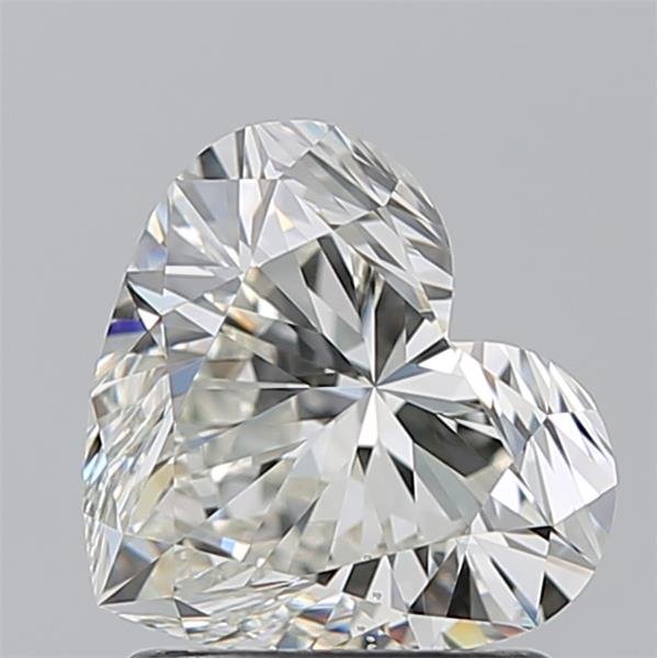 1.53ct J VS2 Rare Carat Ideal Cut Heart Diamond