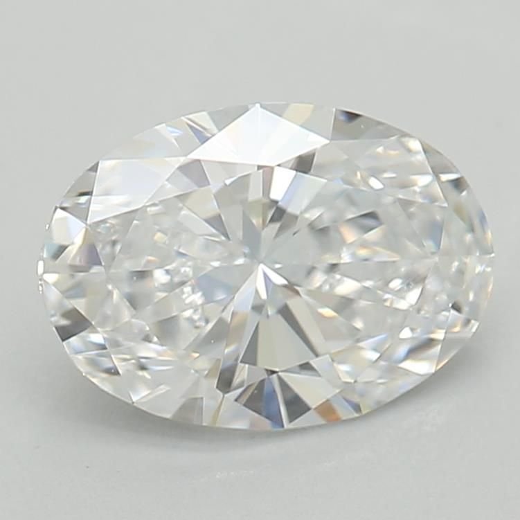 0.71ct D VS1 Rare Carat Ideal Cut Oval Lab Grown Diamond