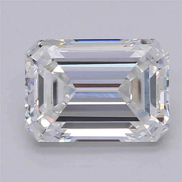 1.05ct D VVS2 Rare Carat Ideal Cut Emerald Lab Grown Diamond