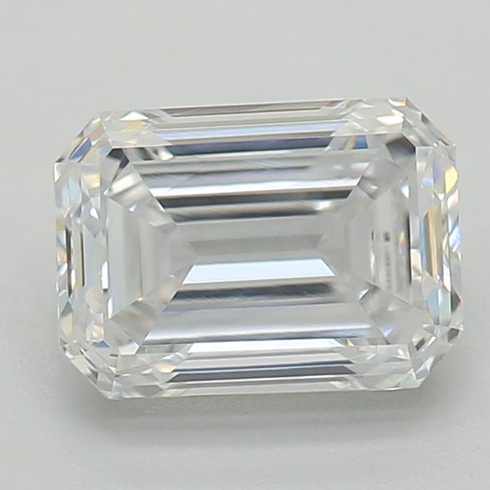 0.79ct D VVS2 Very Good Cut Emerald Lab Grown Diamond