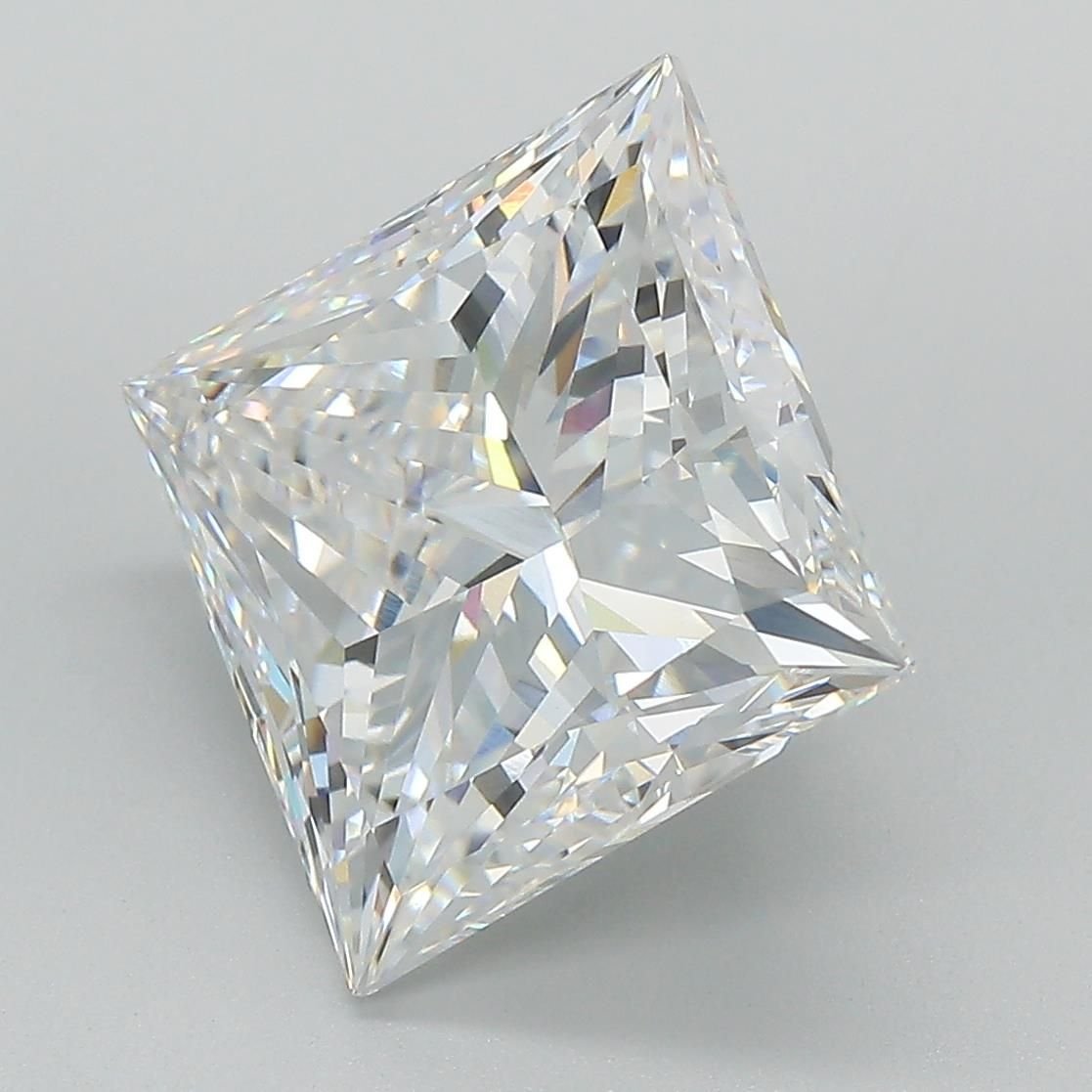 6.60ct E VS1 Rare Carat Ideal Cut Princess Lab Grown Diamond