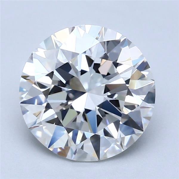 2.41ct H VVS1 Rare Carat Ideal Cut Round Diamond