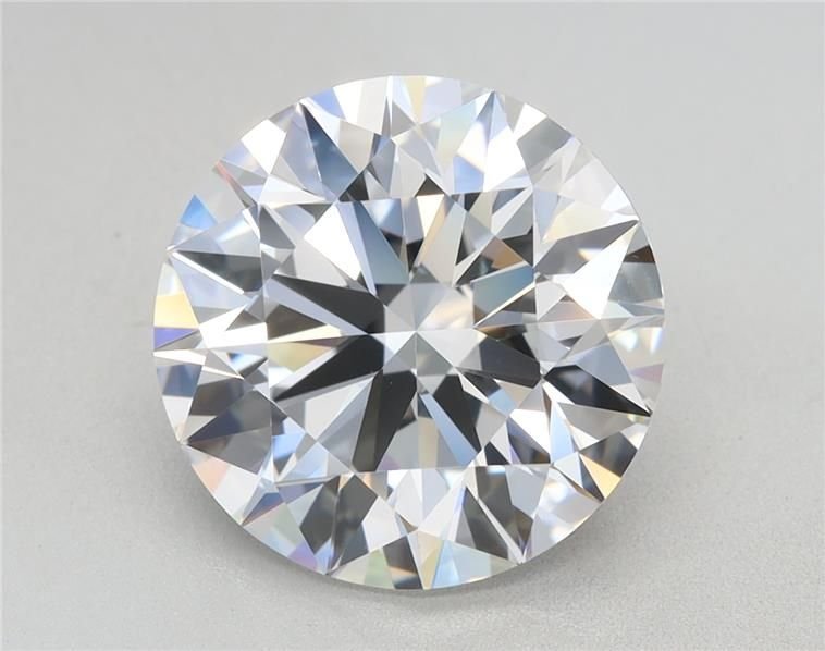 3.38ct D VVS2 Rare Carat Ideal Cut Round Lab Grown Diamond