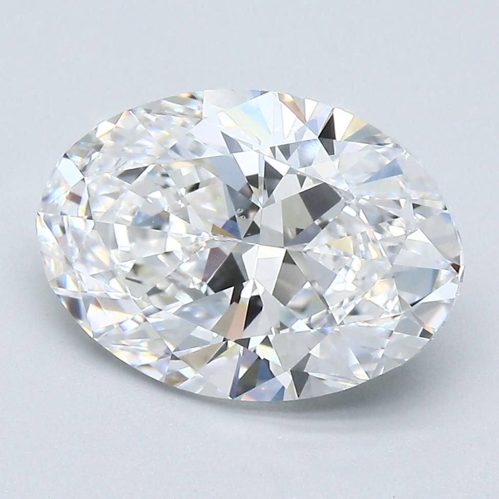 3.51ct D VS2 Rare Carat Ideal Cut Oval Diamond