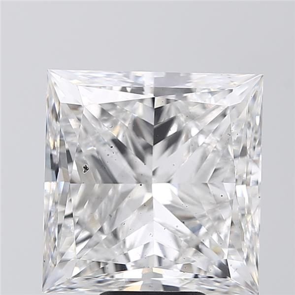 10.00ct F SI1 Very Good Cut Princess Lab Grown Diamond