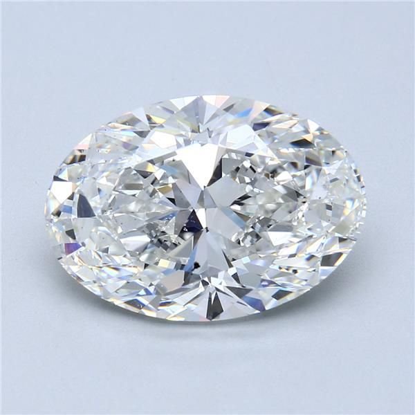 7.01ct F SI2 Excellent Cut Oval Diamond