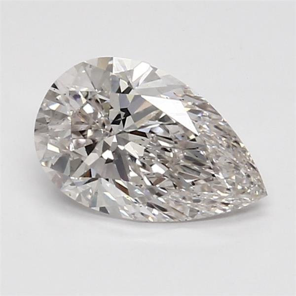 1.24ct F SI1 Rare Carat Ideal Cut Pear Lab Grown Diamond