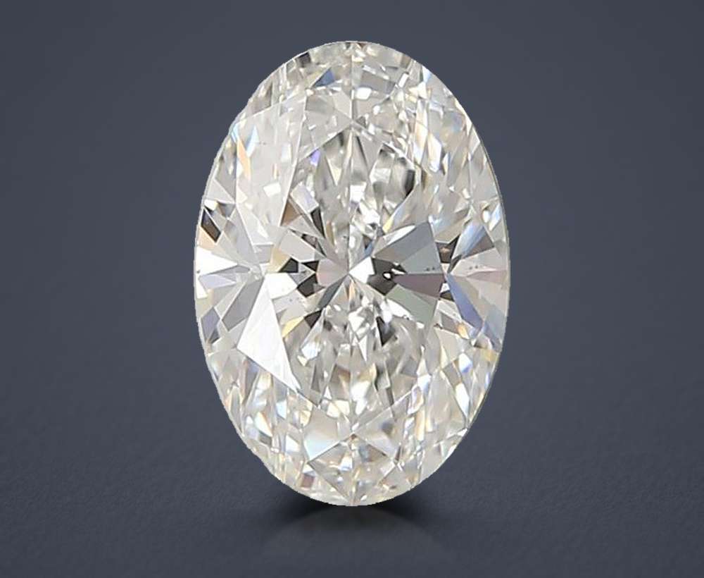 1.71 Carat Oval Lab Diamond