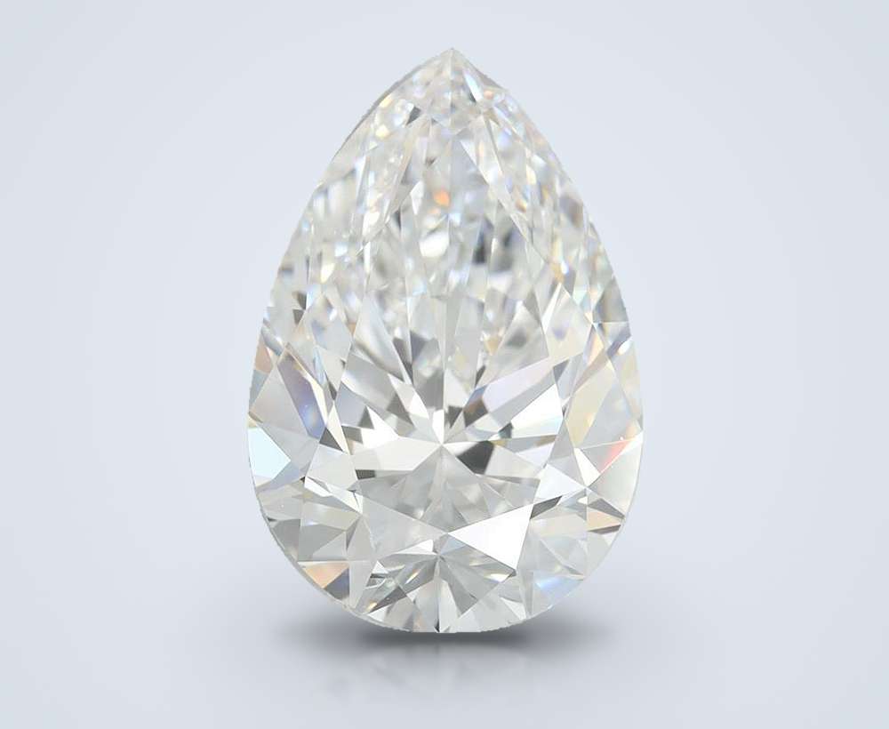 4.52 Carat Pear Lab Diamond