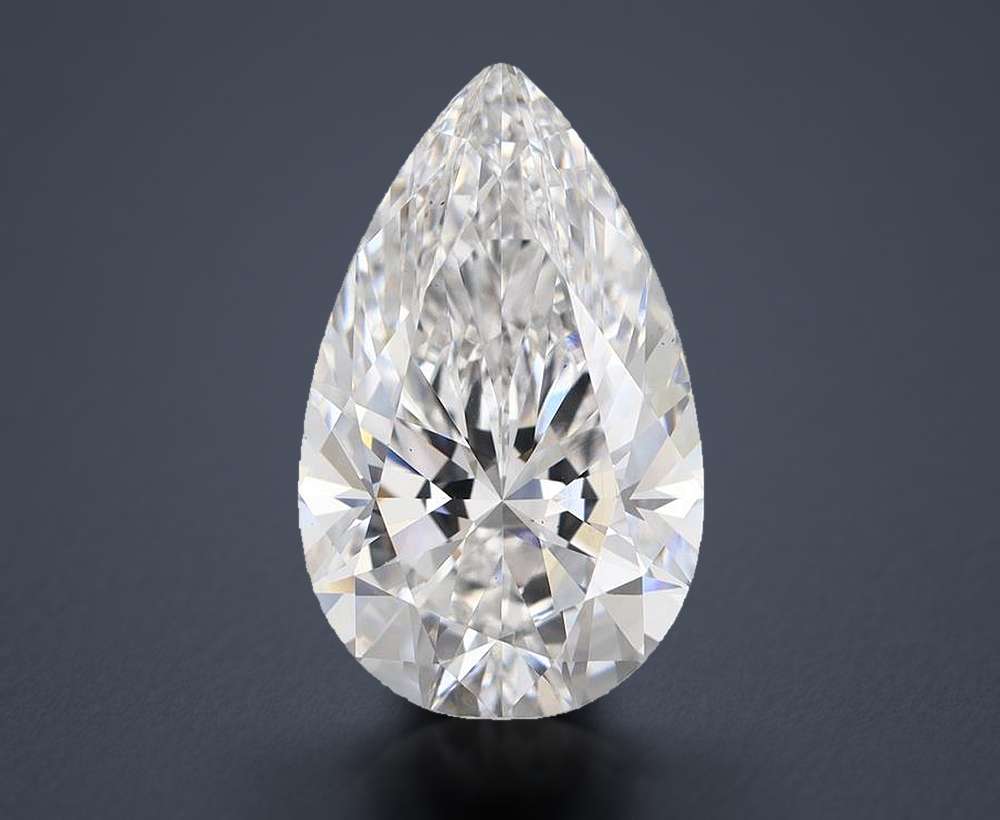 9.10 Carat Pear Lab Diamond