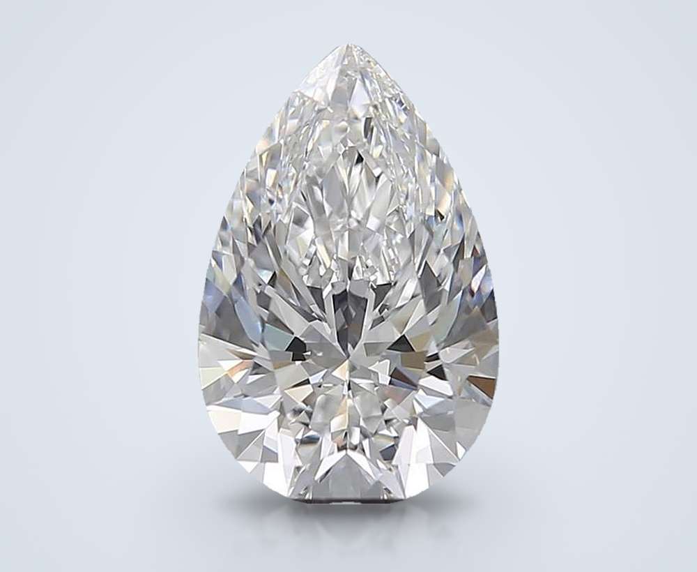 3.77 Carat Pear Lab Diamond