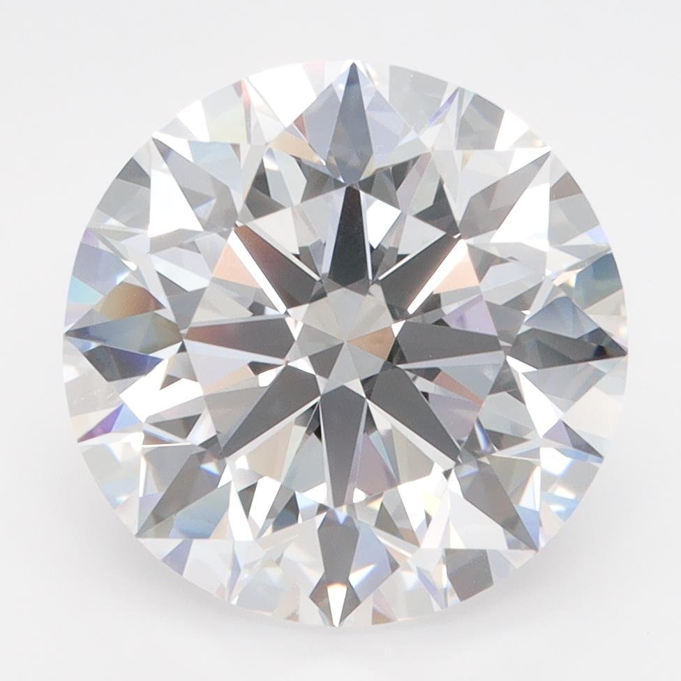 5.41ct D FL Rare Carat Ideal Cut Round Lab Grown Diamond