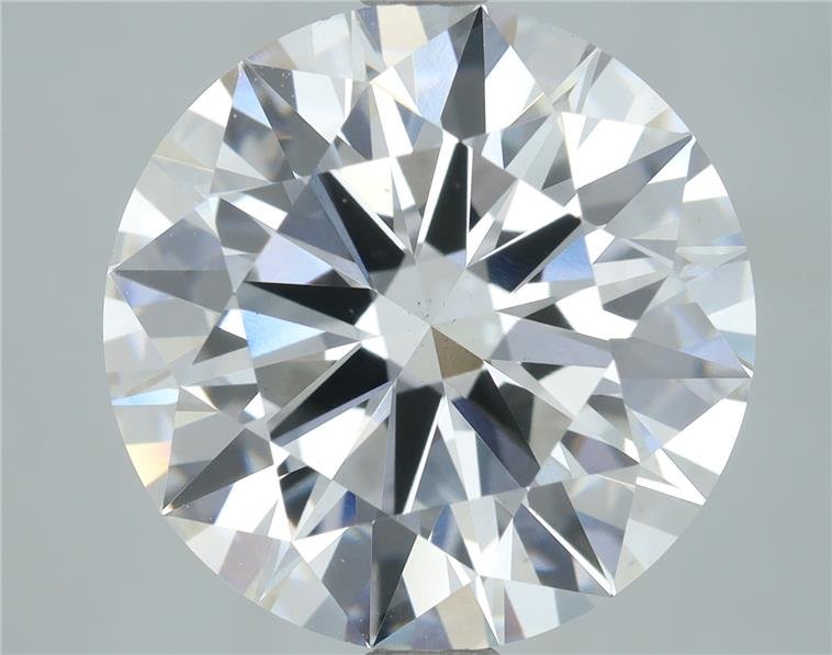 4.09ct D VS2 Rare Carat Ideal Cut Round Lab Grown Diamond