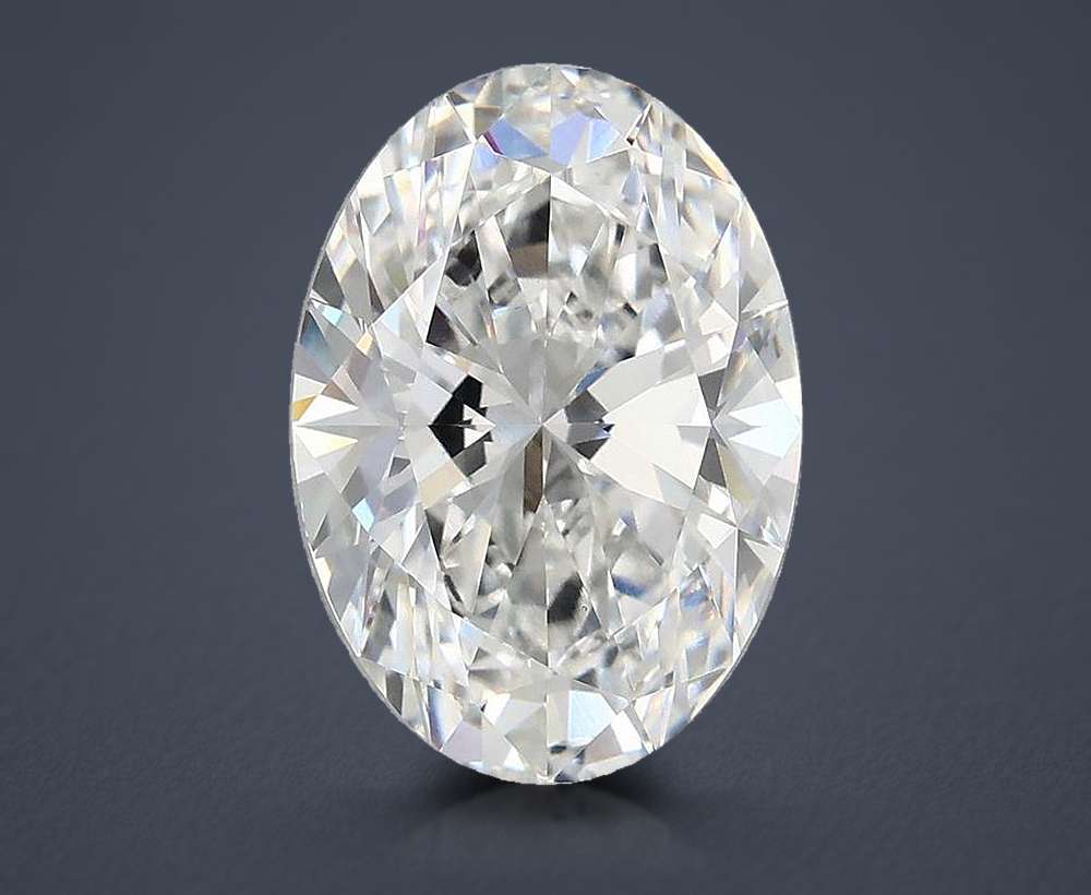 3.77 Carat Oval Lab Diamond