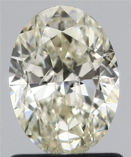 1.00ct K SI2 Rare Carat Ideal Cut Oval Diamond