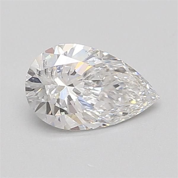 0.88ct D SI1 Rare Carat Ideal Cut Pear Lab Grown Diamond