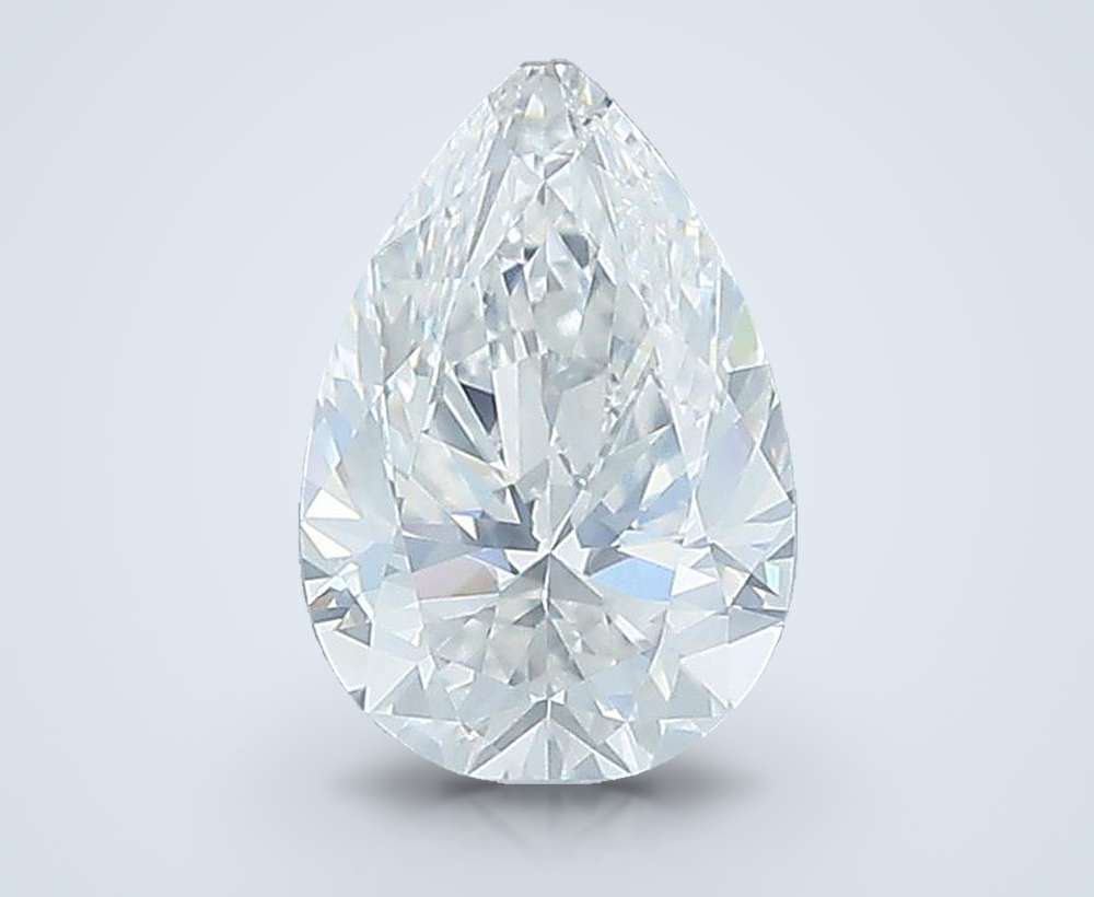 0.68 Carat Pear Natural Diamond