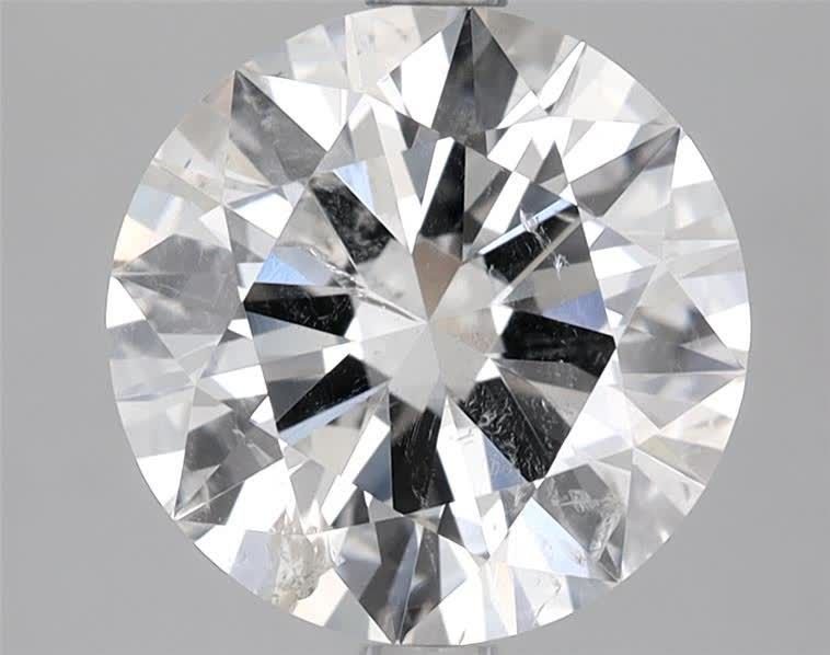 3.01ct I SI2 Excellent Cut Round Diamond