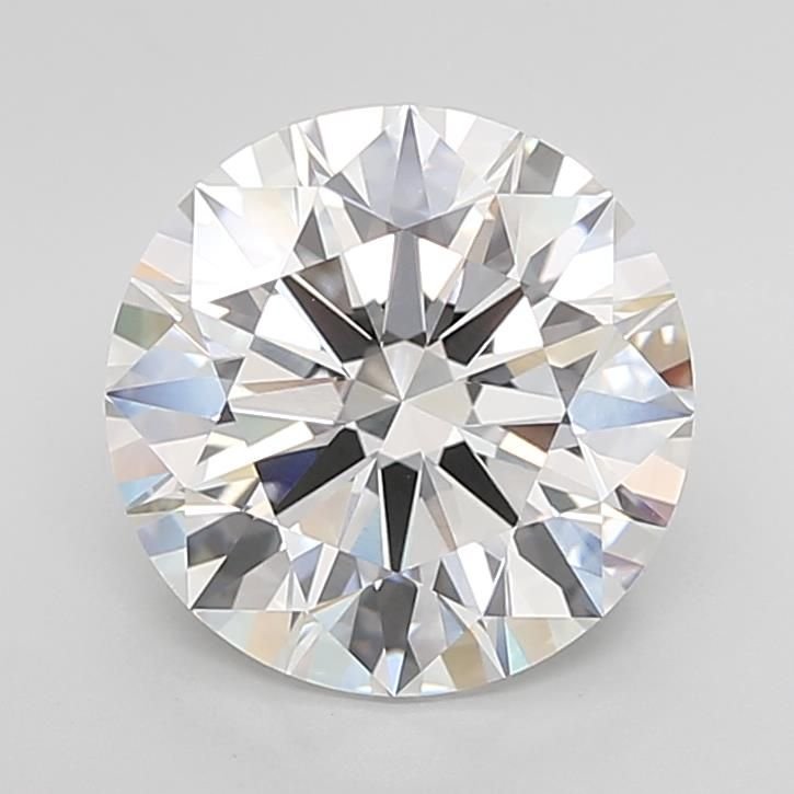 5.24ct E VVS2 Rare Carat Ideal Cut Round Lab Grown Diamond