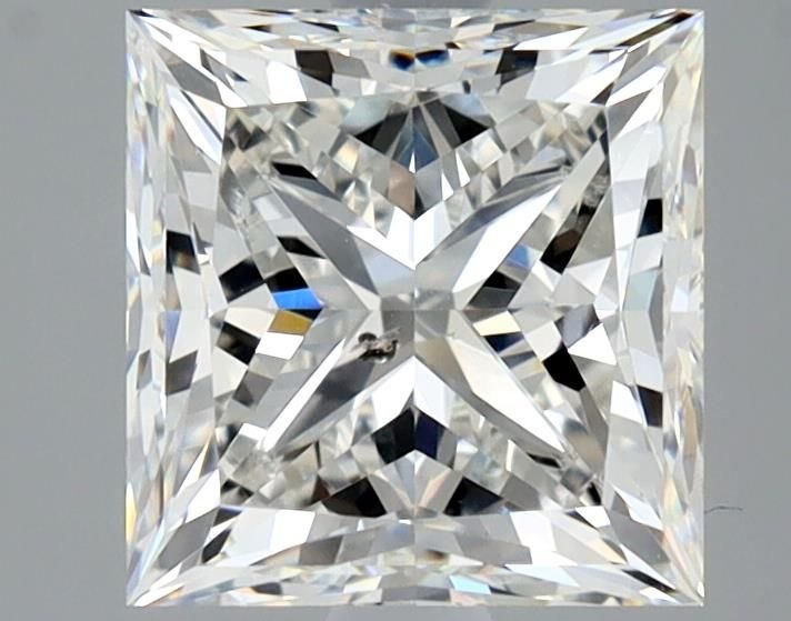 3.02ct H SI2 Very Good Cut Princess Diamond