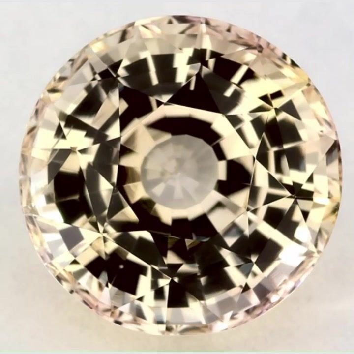 6.02 Carat Yellow Round Sapphire