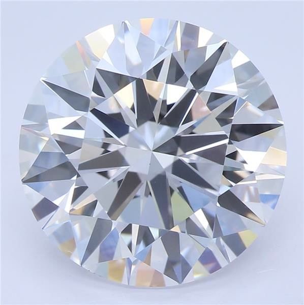 5.10ct D VVS2 Rare Carat Ideal Cut Round Lab Grown Diamond